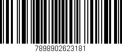 Código de barras (EAN, GTIN, SKU, ISBN): '7898902623181'
