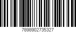 Código de barras (EAN, GTIN, SKU, ISBN): '7898902735327'