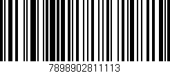 Código de barras (EAN, GTIN, SKU, ISBN): '7898902811113'