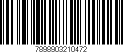 Código de barras (EAN, GTIN, SKU, ISBN): '7898903210472'