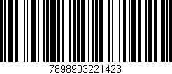 Código de barras (EAN, GTIN, SKU, ISBN): '7898903221423'