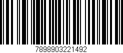Código de barras (EAN, GTIN, SKU, ISBN): '7898903221492'