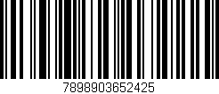 Código de barras (EAN, GTIN, SKU, ISBN): '7898903652425'