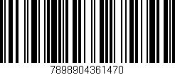 Código de barras (EAN, GTIN, SKU, ISBN): '7898904361470'