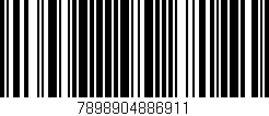 Código de barras (EAN, GTIN, SKU, ISBN): '7898904886911'