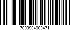 Código de barras (EAN, GTIN, SKU, ISBN): '7898904900471'