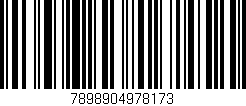 Código de barras (EAN, GTIN, SKU, ISBN): '7898904978173'