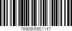 Código de barras (EAN, GTIN, SKU, ISBN): '7898905851147'