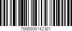 Código de barras (EAN, GTIN, SKU, ISBN): '7898906142381'