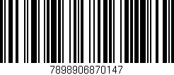 Código de barras (EAN, GTIN, SKU, ISBN): '7898906870147'