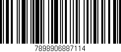 Código de barras (EAN, GTIN, SKU, ISBN): '7898906887114'