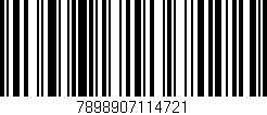 Código de barras (EAN, GTIN, SKU, ISBN): '7898907114721'