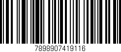 Código de barras (EAN, GTIN, SKU, ISBN): '7898907419116'
