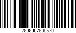 Código de barras (EAN, GTIN, SKU, ISBN): '7898907800570'
