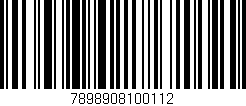 Código de barras (EAN, GTIN, SKU, ISBN): '7898908100112'