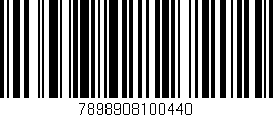 Código de barras (EAN, GTIN, SKU, ISBN): '7898908100440'