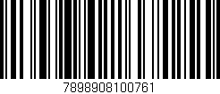 Código de barras (EAN, GTIN, SKU, ISBN): '7898908100761'