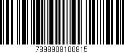 Código de barras (EAN, GTIN, SKU, ISBN): '7898908100815'