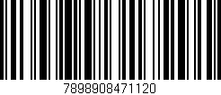 Código de barras (EAN, GTIN, SKU, ISBN): '7898908471120'