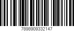 Código de barras (EAN, GTIN, SKU, ISBN): '7898909332147'