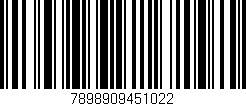 Código de barras (EAN, GTIN, SKU, ISBN): '7898909451022'