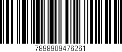 Código de barras (EAN, GTIN, SKU, ISBN): '7898909476261'