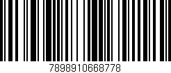 Código de barras (EAN, GTIN, SKU, ISBN): '7898910668778'