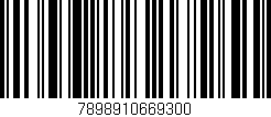 Código de barras (EAN, GTIN, SKU, ISBN): '7898910669300'