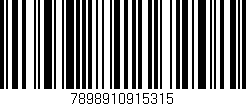 Código de barras (EAN, GTIN, SKU, ISBN): '7898910915315'
