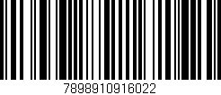 Código de barras (EAN, GTIN, SKU, ISBN): '7898910916022'