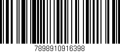 Código de barras (EAN, GTIN, SKU, ISBN): '7898910916398'