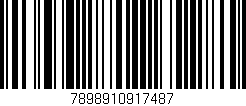 Código de barras (EAN, GTIN, SKU, ISBN): '7898910917487'