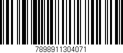 Código de barras (EAN, GTIN, SKU, ISBN): '7898911304071'
