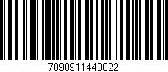 Código de barras (EAN, GTIN, SKU, ISBN): '7898911443022'