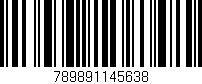 Código de barras (EAN, GTIN, SKU, ISBN): '789891145638'