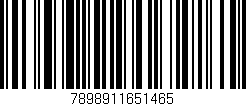 Código de barras (EAN, GTIN, SKU, ISBN): '7898911651465'