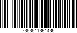 Código de barras (EAN, GTIN, SKU, ISBN): '7898911651489'
