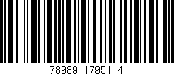 Código de barras (EAN, GTIN, SKU, ISBN): '7898911795114'