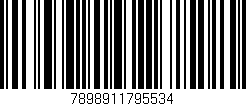 Código de barras (EAN, GTIN, SKU, ISBN): '7898911795534'