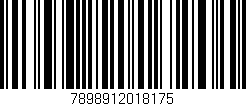 Código de barras (EAN, GTIN, SKU, ISBN): '7898912018175'