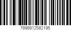 Código de barras (EAN, GTIN, SKU, ISBN): '7898912582195'