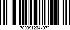 Código de barras (EAN, GTIN, SKU, ISBN): '7898912644077'