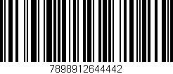 Código de barras (EAN, GTIN, SKU, ISBN): '7898912644442'