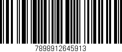 Código de barras (EAN, GTIN, SKU, ISBN): '7898912645913'