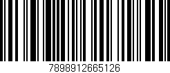 Código de barras (EAN, GTIN, SKU, ISBN): '7898912665126'