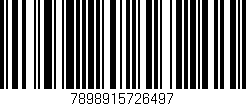 Código de barras (EAN, GTIN, SKU, ISBN): '7898915726497'