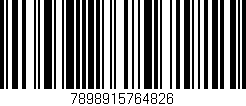 Código de barras (EAN, GTIN, SKU, ISBN): '7898915764826'