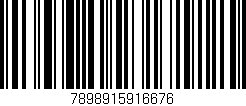 Código de barras (EAN, GTIN, SKU, ISBN): '7898915916676'