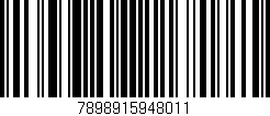 Código de barras (EAN, GTIN, SKU, ISBN): '7898915948011'