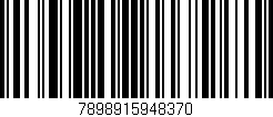Código de barras (EAN, GTIN, SKU, ISBN): '7898915948370'